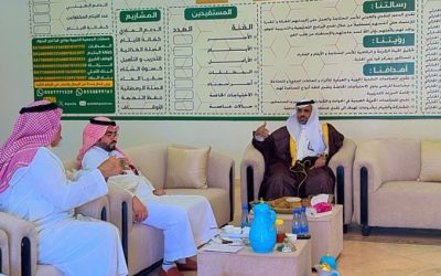 تشرفنا اليوم #الثلاثاء بزيارة رئيس مركز #قيا الأستاذ/ علي المالكي وكان في استقباله رئيس مجلس الإدارة